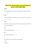 NICET Fire Alarm Systems &lpar;Level 2&rpar; Questions &&NewLine;answers Latest Update 2026&period;