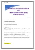 AHIP Modules 1-5 Complete Exam Prep 2026-2027 &vert; 217-Page Question Bank with 50-Question Final Exam & Detailed Rationales &vert; Medicare Certification Review