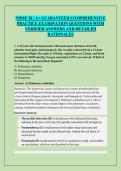 NBME 28 &vert; A&plus; GUARANTEED COMPREHENSIVE &NewLine;PRACTICE EXAMINATION QUESTIONS WITH &NewLine;VERIFIED ANSWERS AND DETAILED &NewLine;RATIONALES