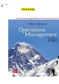 OPERATIONS MANAGEMENT TEST BANK AND SOLUTIONS MANUAL STEVENSON 14TH EDITION EXAMPREP ACTUAL SOLVED QUESTIONS CORRECT ANSWERS&period;pdf&NewLine;&NewLine;
