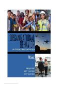 ORGANIZATIONAL BEHAVIOR AN EVIDENCE BASED APPROACH 14TH EDITION TEST BANK CERTIFICATION EVALUATION QUESTIONS CORRECT ANSWERS&period;pdf&NewLine;&NewLine;
