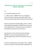 NUR 265 Exam 1 Questions and Answers with Complete Solutions UPDATED&excl;&excl;&excl;&period;