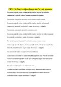 PHY 150 Practice Questions with Correct Answers&period;