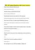PHY 150 Updated Questions with Correct Answers&period;
