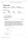 NURS 5366 MODULE 5 QUIZ &vert; QUESTIONS AND ANSWERS &vert; 2026 UPDATE &vert; WITH COMPLETE SOLUTIONS - UTA&period;