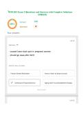 NUR 265 Exam 3 Questions and Answers with Complete Solutions UPDATE&excl;&excl;&excl;&excl;&excl;&period;