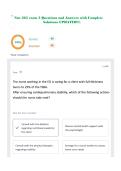 Nur 265 exam 3 Questions and Answers with Complete Solutions UPDATED&excl;&excl;&excl;&period;