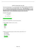CHEM 102 Exam 3 Spring 2026 &lpar;Version B&rpar; Complete Exam with Verified Answer Key &vert; 100&percnt; Correct Solutions&period;