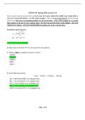 CHEM 102 Bundled Exams with complete solutions&period;