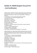 AAA02&period;10- NIHSS-English Group B-V3 - 2nd Certification Most Recent 2026&sol;2027 Questions and Accurate Answers