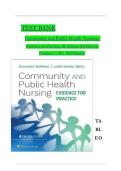 TEST BANK - Community and Public Health Nursing&colon; Evidence for Practice 4th Edition by DeMarco & Walsh&comma; All 25 Chapters Covered&comma; Verified Latest Edition
