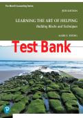 TEST BANK LEARNING THE ART OF HELPING BUILDING BLOCKS AND TECHNIQUES 8TH EDITION BY MARK YOUNG EXAMPREP ACTUAL SOLVED QUESTIONS CORRECT ANSWERS&period;pdf&NewLine;&NewLine;