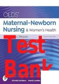 TEST BANK OLDS MATERNAL NEWBORN NURSING AND WOMENS HEALTH ACROSS THE LIFESPAN 12TH EDITION FINAL PAPER CORRECT ANSWERS FULL SOLUTION&period;pdf&NewLine;&NewLine;