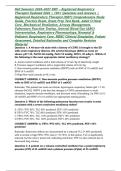 Fall Semester 2026&ndash;2027 RRT &ndash; Registered Respiratory Therapist Updated 2026 &vert; 190&plus; Questions and Answers &vert; Registered Respiratory Therapist &lpar;RRT&rpar; Comprehensive Study Guide&comma; Practice Exam&comma; Exam Prep Test Bank&comma; Adult Critical Care&comma; Mechanical Ventilation&comma; A