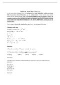 CHEM 101 Winter 2026 Exam 2 Version A &vert; Complete Questions and Correct Answers &vert; Verified Answer Key&period;