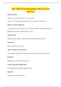 AIC 300 Terms Questions with Correct&NewLine;Answers