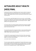 &NewLine;&NewLine;&NewLine;&NewLine;&NewLine;ACTUALIZED HESI COMMUNITY HEALTH EXAM TEST QUESTIONS AND &NewLine;ANSWERS