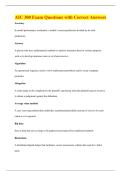 AIC 300 Exam Questions with Correct Answers