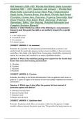 Fall Semester 2026&ndash;2027 Florida Real Estate Sales Associate Updated 2026 &vert; 190&plus; Questions and Answers &vert; Florida Real Estate Sales Associate License Exam Prep&comma; Comprehensive Study Guide&comma; Practice Exam&comma; Test Bank&comma; Florida Real Estate Principles&comma; License Law