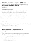 ATI Capstone Comprehensive Assessment v2&period;0&colon; Advanced&NewLine;Clinical Judgment&comma; Prioritization&comma; and Evidence-Based Nursing&NewLine;Practice for Pre-Licensure RN Candidates