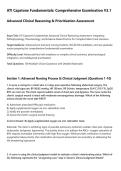  ATI Capstone Fundamentals Advanced Clinical Reasoning Assessment&colon; Integrating&NewLine;Pathophysiology&comma; Pharmacology&comma; and Evidence-Based Practice for Complex Patient Care Scenarios