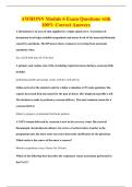 AWHONN Module 6 Exam Questions with&NewLine;100&percnt; Correct Answers