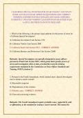 CALIFORNIA SPECIAL INVESTIGATOR EXAM 2026&sol;2027 AND STUDY &NewLine;GUIDE ACCURATE EXAM APPROVED QUESTIONS AND CORRECT &NewLine;VERIFIED ANSWERS WITH RATIONALES &lpar;DETAILED ANSWERS&rpar; &NewLine;CURRENTLY UPDATED VERSION 2026 EDITION &vert;GUARANTEED PASS A&plus; &vert;FULL REVISED EXAM JUS