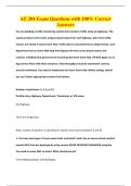 AZ 204 Exam Questions with 100&percnt; Correct&NewLine;Answers