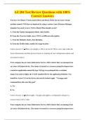 AZ 204 Test Review Questions with 100&percnt;&NewLine;Correct Answers