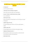 AZ 204 Exam 1 Questions with 100&percnt; Correct&NewLine;Answers