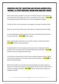 GERIATRICS HESI TEST &vert;QUESTIONS AND DETAILED ANSWER EXPLANATIONS &vert; A&plus; STUDY RESOURCE &vert;BRAND NEW 2026&sol;2027 UPDATE