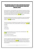 HESI GERIATRICS EXAM STUDY GUIDE &vert;QUESTIONS AND DETAILED ANSWER EXPLANATIONS &vert; A&plus; STUDY RESOURCE &vert;BRAND NEW 2026&sol;2027 UPDATE