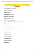 BIO 117 Exam 1 Questions with 100&percnt; Correct&NewLine;Answers
