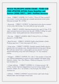 NCCCO TELESCOPIC BOOM CRANE - FIXED CAB&NewLine;&lpar;TSS&rpar; UPDATED ACTUAL Exam Question and&NewLine;Answer &lpar;2026&sol;2027&rpar; &vert; 100&percnt; Verified Answers