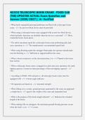 NCCCO TELESCOPIC BOOM CRANE - FIXED CAB&NewLine;&lpar;TSS&rpar; UPDATED ACTUAL Exam Question and&NewLine;Answer &lpar;2026&sol;2027&rpar; &vert; A&plus; Verified