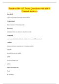 Hondros Bio 117 Exam Questions with 100&percnt;&NewLine;Correct Answers