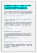 PARAMEDIC FISDAP EXAM 200 UPDATED&NewLine;ACTUAL Exam Question and Answer&NewLine;&lpar;2026&sol;2027&rpar; &vert; 100&percnt; Verified Answers