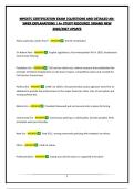 MPOETC CERTIFICATION EXAM &vert;QUESTIONS AND DETAILED ANSWER EXPLANATIONS &vert; A&plus; STUDY RESOURCE &vert;BRAND NEW 2026&sol;2027 UPDATE