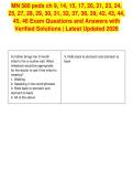 MN 580 peds ch 9&comma; 14&comma; 15&comma; 17&comma; 20&comma; 21&comma; 23&comma; 24&comma;&NewLine;25&comma; 27&comma; 28&comma; 29&comma; 30&comma; 31&comma; 32&comma; 37&comma; 38&comma; 39&comma; 42&comma; 43&comma; 44&comma;&NewLine;45&comma; 46 Exam Questions and Answers with&NewLine;Verified Solutions &vert; Latest Updated 2026
