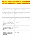 MN 580&colon; Final Exam Questions and Answers&NewLine;with Verified Solutions &vert; Latest Updated 2026