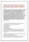 BORDER PATROL SUPERVISOR TEST EXAM 200 ACTUAL QUESTIONS AND CORRECT ANSWERS WITH RATIONALE LATEST 2026-2027 ALREADY GRADED A&plus; ASSURED PASS