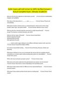 CySA&plus; Exam with all Correct & 100&percnt; Verified Answers &vert;Actual Complete Exam &vert;Already Graded A&plus;