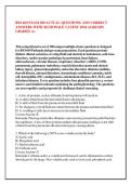 BIO 669 EXAM 200 ACTUAL QUESTIONS AND CORRECT &NewLine;ANSWERS WITH RATIONALE LATEST 2026 ALREADY &NewLine;GRADED A&plus; 