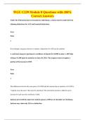 WGU C239 Module 8 Questions with 100&percnt;&NewLine;Correct Answers