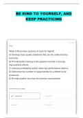 GREEN BELT EXAM QUESTIONS WITH 100&percnt; CORRECT ANSWERS