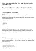 ATI RN Adult Medical-Surgical &lpar;Med-Surg&rpar; Advanced Practice&NewLine;Examination v2&period;0&NewLine;Comprehensive 100-Question Test Bank with Detailed Rationales