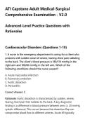 ATI Capstone Adult Medical-Surgical&NewLine;Comprehensive Examination - V2&period;0&NewLine;Advanced-Level Practice Questions with&NewLine;Rationales