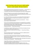 CySA&plus; Final Exam with all Correct & 100&percnt; Verified Answers &vert;Latest Update &vert;Already Graded A&plus;