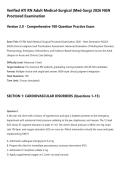 Verified ATI RN Adult Medical-Surgical &lpar;Med-Surg&rpar; 2026 NGN&NewLine;Proctored Examination