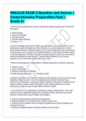 NSG3130 EXAM 2 Question and Answer &vert;&NewLine;Comprehensive Preparation Pack &vert;&NewLine;Grade A&plus;